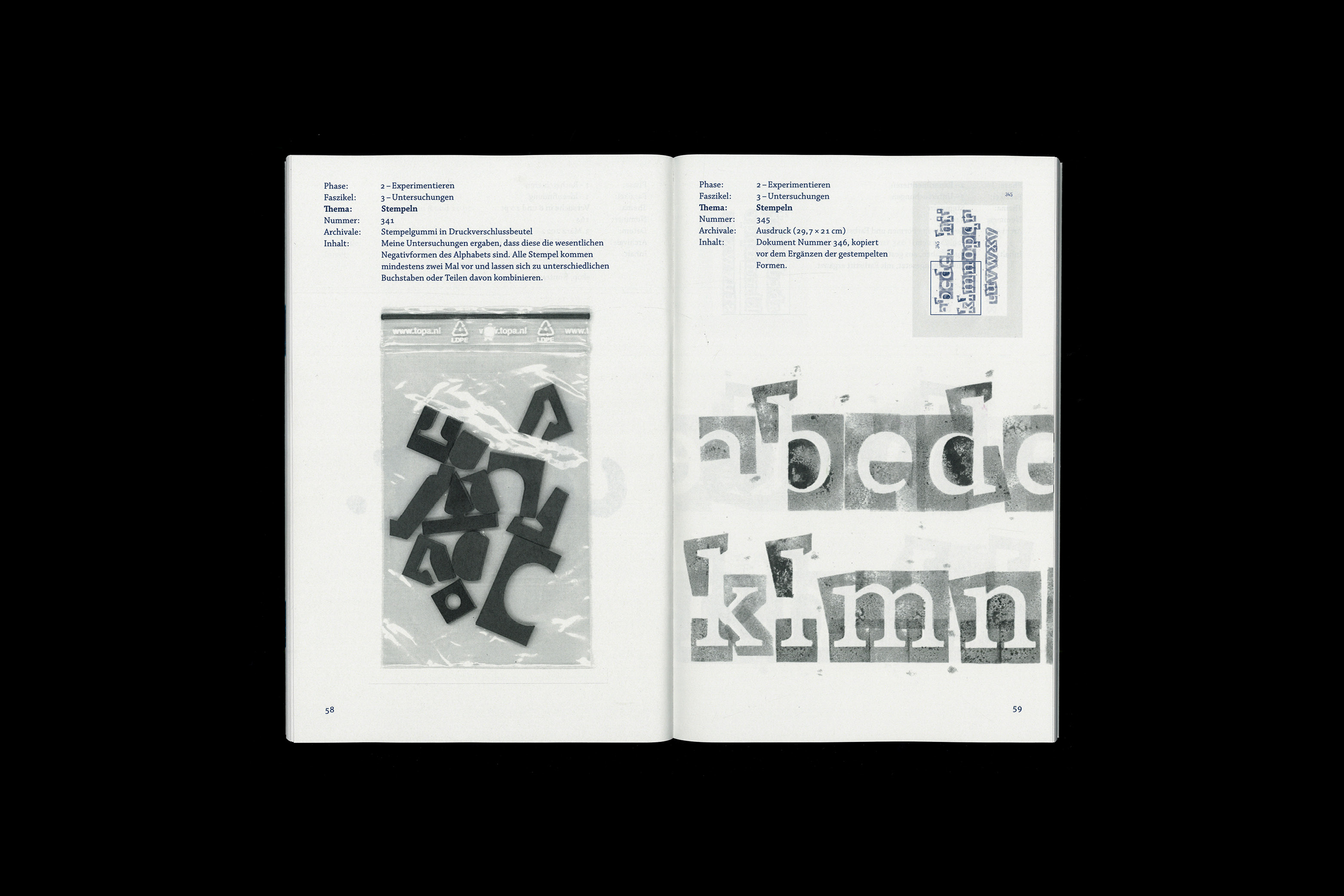 Bachelorpublikation: Fläche und Grösse in der Typografie