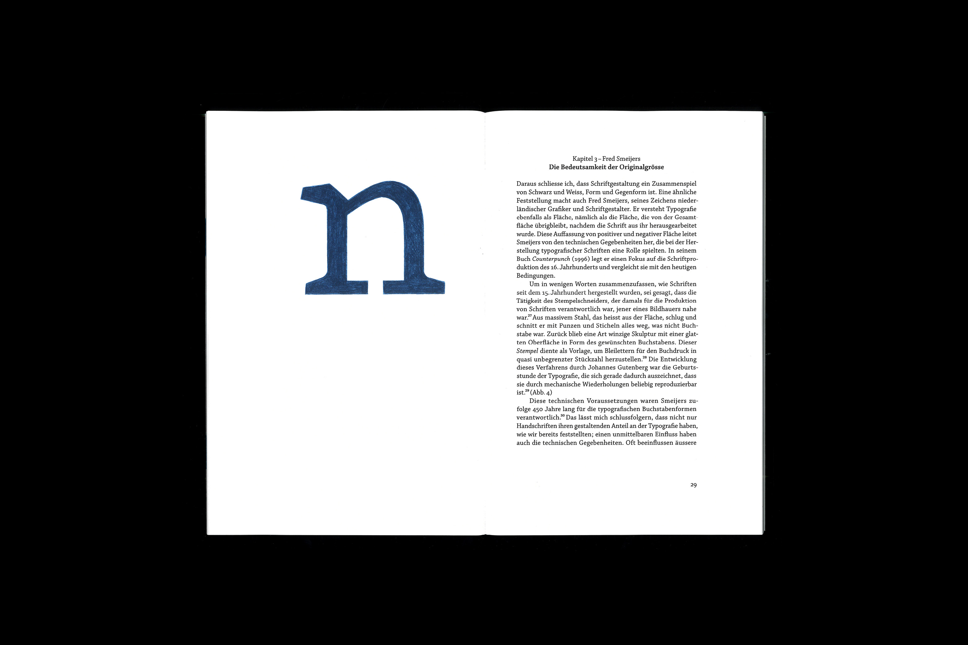 Bachelorpublikation: Fläche und Grösse in der Typografie