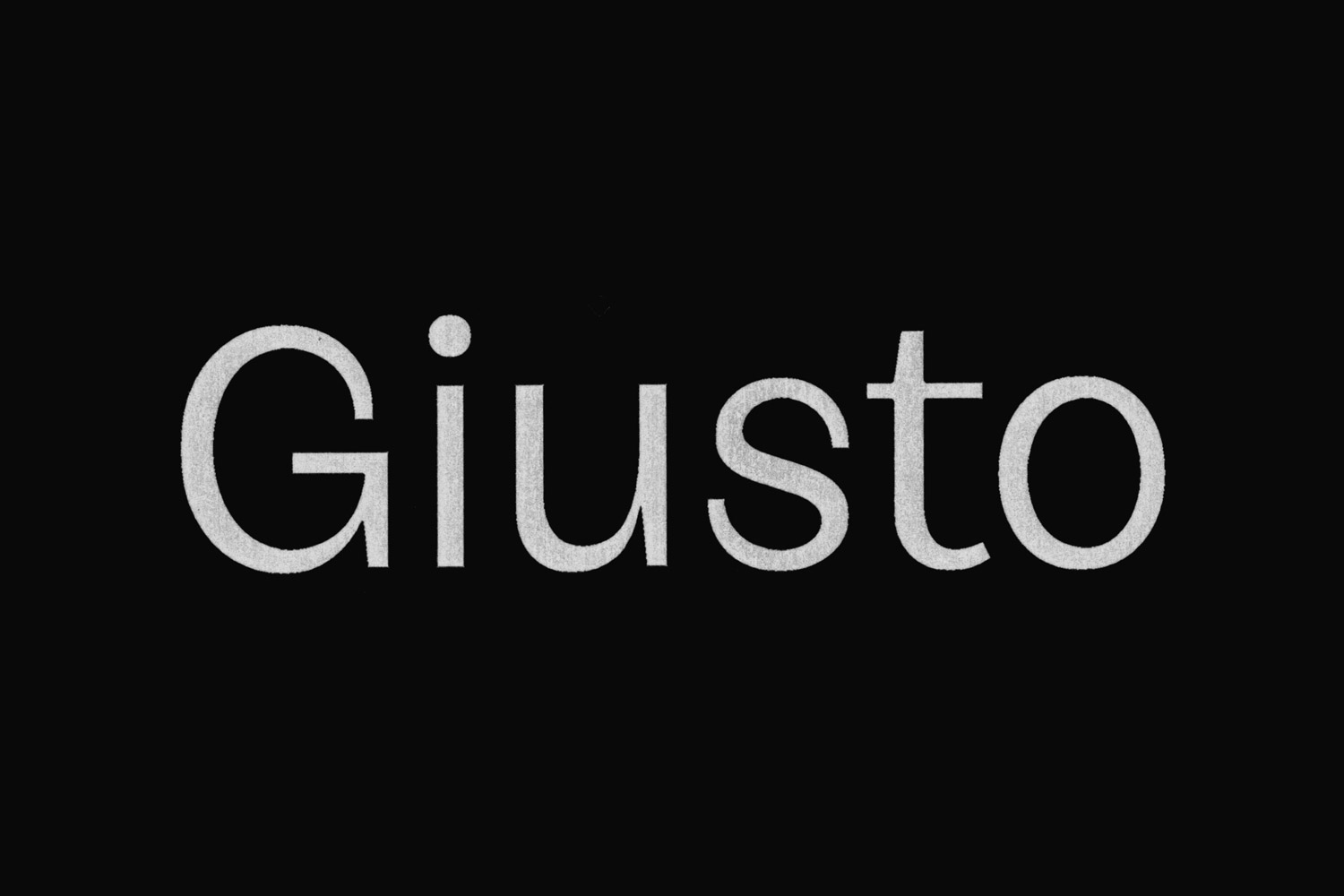 Bleifrei Type Giusto (Font/Typeface)
