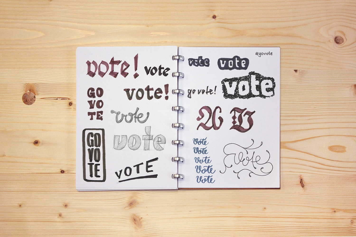 Handlettering und Kalligrafie