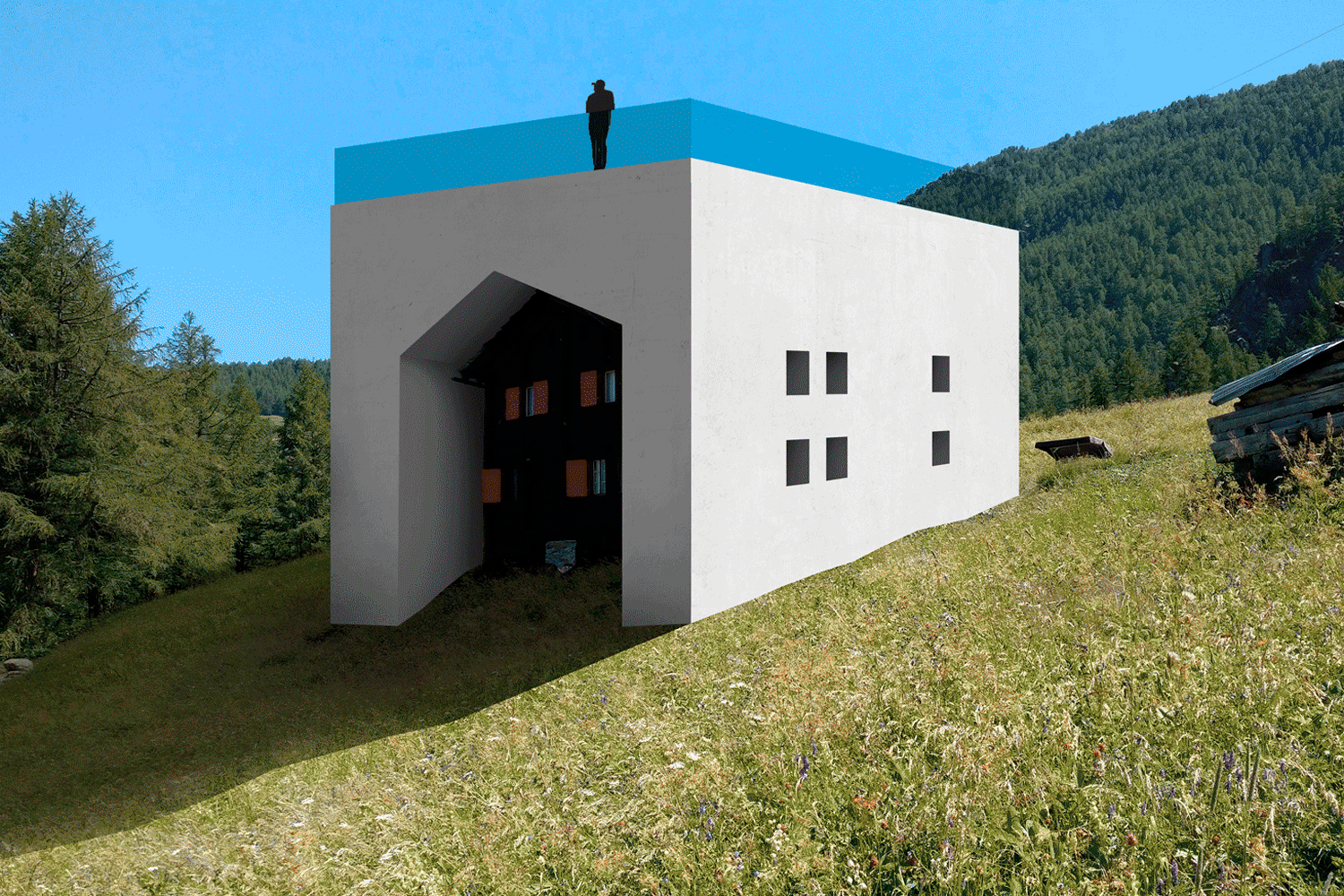 Architektur-Visualisierung, um alternative Wohnformen zu erforschen